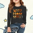 thumbnail image 2 of Kids Girl Boy Graphic Tshirts Boat Neck Tee Tops for Child Long Sleeve Elegant Holiday Thanksgiving Casual Cute T Shirt Thermal Fall Winter Shirts 2025, 2 of 5