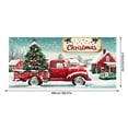 thumbnail image 3 of GUANGHONG Holiday Cheer Garage Festive Christmas Banner with Bright Colors Festive Design for Auto Enthusiasts Home Garages Easy round Flag Patch Flag Signs for Business with Stand Flags for Room Girl, 3 of 4