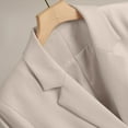 thumbnail image 7 of Uaswgudfs Linen Blazer Women 3/4 Sleeve Lightweight Blazer Jackets, 7 of 7