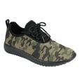 thumbnail image 2 of Forever Link Remy-19 Camouflage Lace Up Fashion Low Top Flat Running Sneakers (Camoflauge, 5), 2 of 2