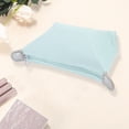 thumbnail image 3 of 1 Pc Bolsa de Maquillaje en Forma de Dumpling para Mujeres para Vacaciones, Actividades al Aire Libre, Viajes PU Azul, 3 of 3