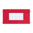 thumbnail image 2 of Tapa lateral de tapa lateral de dosel lateral o reemplazo de pared extraíble con ventana Rojo, 2 of 8