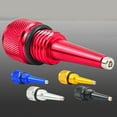 thumbnail image 3 of qifei Motorcycle Modification Parts, Engine Oil Dipstick, CNC Aluminum Alloy, 3 of 4