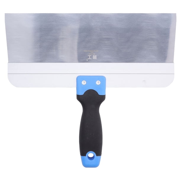 Cuchillo de masilla Cuchillo de cinta de acero inoxidable Cuchillo de relleno de paneles de yeso Espejo pulido Mantenimiento del automóvil Cuchillo de cinta de raspado con mango(12 pulgadas)