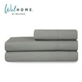 thumbnail image 6 of WelHome 100% Cotton Twin Sheets Set, 3 Piece Gray Bed Sheets Set with HeiQ Fresh, Percale Weave, Hotel Luxury, Ultra Soft Sheets Set with Pillowcases, 6 of 8