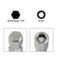 thumbnail image 3 of Uxcell 1/4" Hex Shank 150mm length 6mm Magnetic Nut Setter Driver Drill Bit, 6mm, 3 of 5
