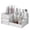 White#B, variant on Makeup Organizer, Skin Care Organizers and Storage Box with Drawers for Vanity, Bathroom Countertop Holder for Lipstick Skincare Perfume Brush, Dresser Desk Top Cosmetics Display Case