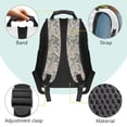 thumbnail image 5 of HUIACONG Light Camo Bow School Backpack for Boys Girls Ages 6-18 Water Resistant Multi Pocket Padded Adjustable Straps Large Capacity Bookbag for Elementary Middle High School Daily Use, 5 of 7