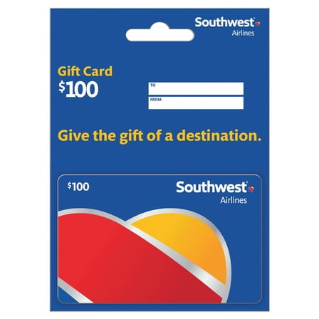 Southwest Airlines $100 Gift Card