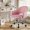 Rose Pink, variant on MOJAY Modern Mid-Back Tufted Velvet Office Chair, Swivel Height-Adjustable Home Desk Chair,Cute Velvet Soft Seat Vanity Chair with Rivet and Arm Support (Sherpa-Pink)