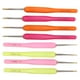 thumbnail image 5 of 8 ganchos de ganchillo de 1 mm a 2,75 mm, mango de plástico colorido, agujas de ganchillo finas para principiantes y entusiastas del tejido, 5 of 8