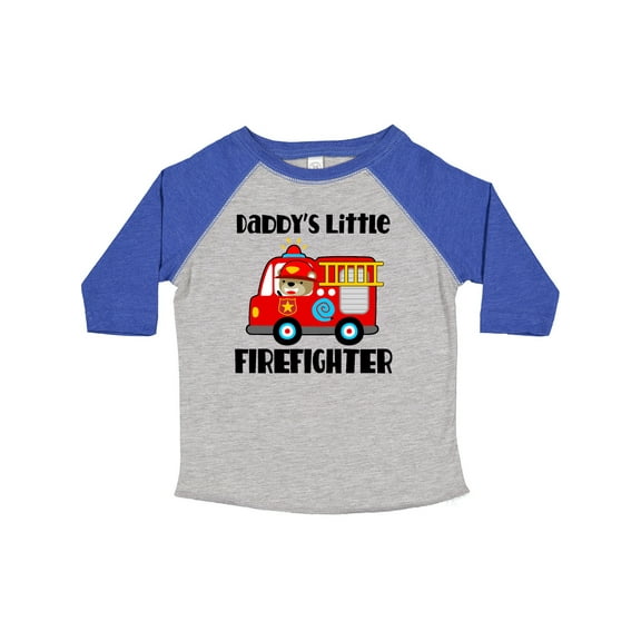 Inktastic Daddys Little Firefighter Boys or Girls Toddler T-Shirt