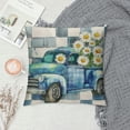 thumbnail image 2 of Shiartex Pillow Covers Daisy Truck  Pillows Decorative Throw Pillows Light Blue Pillowcase Spring Decorations Farmhouse Decor for Couch Sofa, 2 of 5