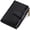 Black, variant on Small Wallet Women RFID Blocking Soft Leather Bifold Compact Card Holder Wallet for Women with Zipper Coin Pocket 4 ID Window