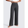 thumbnail image 2 of Pantalones CRZ YOGA Butterlift de pierna ancha, tiro alto 33" gris XS, 2 of 5