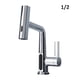 thumbnail image 5 of Mezclador de agua fría y caliente con rociador extraíble grifo para lavabo grifo para fregadero de cocina, 5 of 7