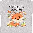 thumbnail image 4 of Inktastic My Safta Loves Me- little fox Boys or Girls Toddler T-Shirt, 4 of 5