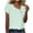 Mint Green-01, variant on Mittory Shirts for Women Trendy Summer Petal Short Sleeve Petite Tops Cute Lace Eyelet Blouses Dressy Casual