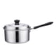 thumbnail image 3 of Cacerola antiadherente con tapa, olla de cocina de metal con mango largo, olla para leche, olla para cocinar 16cm, 3 of 9