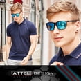 thumbnail image 4 of ATTCL Male Retro Driving Polarized Sunglasses for Men Al-mg Metal Frame Ultra Light, 4 of 6