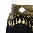 thumbnail image 6 of Kaerm Women Belly Dance Outfit Belly Dancing Top with Harm Pants Black One Size, 6 of 7