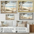 thumbnail image 4 of Designart "Charm of Beachside Cottage I" Coastal Framed Wall Art Decor - Coastal White Coastal Windows Entryway Framed Wall Art Print, 4 of 6