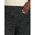 thumbnail image 3 of Terra & Sky Women's Plus Size Leggings, 2-Pack, Sizes 0X-5X, 3 of 6