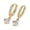 A, variant on Copper Elegant Dainty Stud Earrings with Zirconia Accent,Lightweight Design for Comfortable All-Day Wear,Timeless Versatile Style for Daily and Evening Looks,Great Gift for Jewelry Lovers