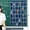 Blue-1pack of 36pockets, variant on Tekola 36 Clear Pockets Classroom Pocket Chart for Cell Phones and Calculator Holder, Pocket Chart for Classroom Phone Holder with Number Stickers and Hooks (Grey)