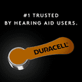 Duracell EasyTab 312 Hearing Aid Batteries, Size 312 Brown, 24 Pack