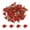 Red, variant on 100 Pcs Mini Roses Bow 22mm Small Fabric Satin Ribbon Flower Bows Ribbon Roses for Craft Ornament Applique DIY Envelope Sewing Wedding Birthday Party, Pink