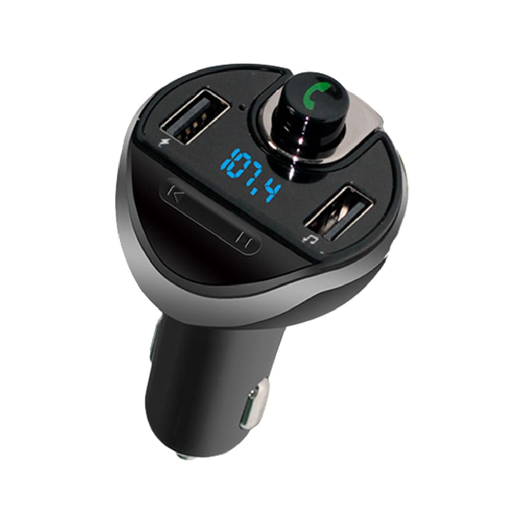 Car Charger Adapter Usb C T20 Wireless InCar Bluetooth FM Dual USB