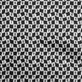 thumbnail image 1 of oneOone Silk Tabby Black Fabric Sports Craft Projects Decor Fabric Printed By The Yard 42 Inch Wide, 1 of 4