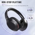thumbnail image 4 of FIFINE Auriculares Inalámbricos Bluetooth, Auriculares con Cancelación de Ruido con Orejeras Suaves, Hasta 65H de Tiempo de Reproducción para Música, Llamadas Telefónicas, Auriculares Deportivos de Vi, 4 of 5