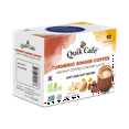 Quik Cafe Turmeric Ginger Instant Coffee Latte 10 Count Single Box