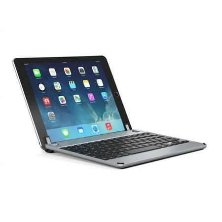 Brydge - Wireless Keyboard for Apple® iPad 9.7" (5th Gen), iPad 9.7" (6th Gen), iPad Pro 9.7", iPad Air 1 and Air 2 - Space Gray
