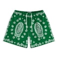 thumbnail image 2 of Hessimy Men's Relaxed-Fit Drawstring Walk Shorts,walk ready(Green,L), 2 of 3