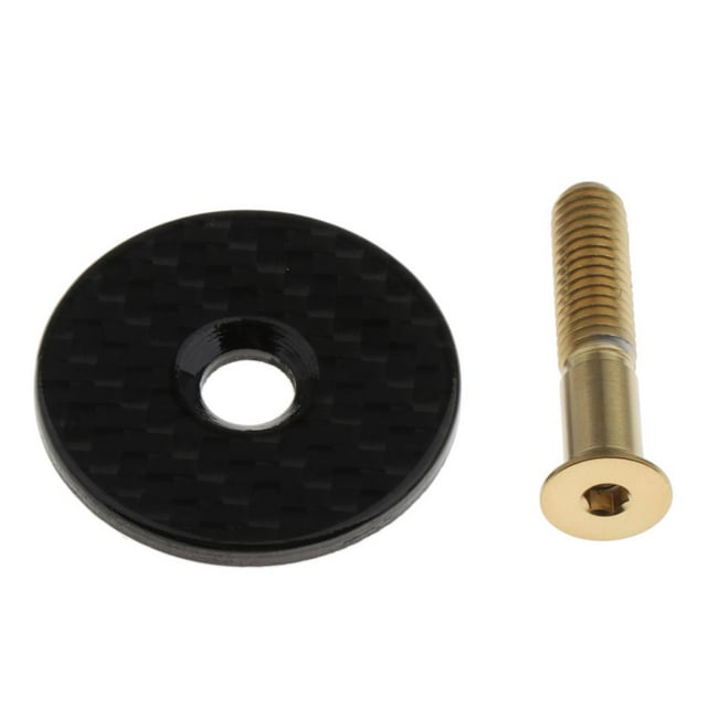 1 Paquete de Tapa para Auriculares, Horquilla para Auriculares, con Apariencia de Carbono, Tapa Delantera, Cubierta para Auriculares dorado