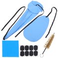 thumbnail image 1 of 1 Set Saxophone Cleaning Kit Flute Cleaning Brush for Flute Oboe Clarinet Wind Instruments, 1 of 6