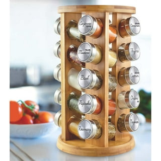 Glass Spice Jars With Labels And Organizers, Spice Jars With Bamboo Covers,  Empty Glass Spice Jars With Labels, Seasoning Organizer Jar Labels, Spice  Containers With Labels, Seasoning Sets Kitchen Acceaasies - Temu