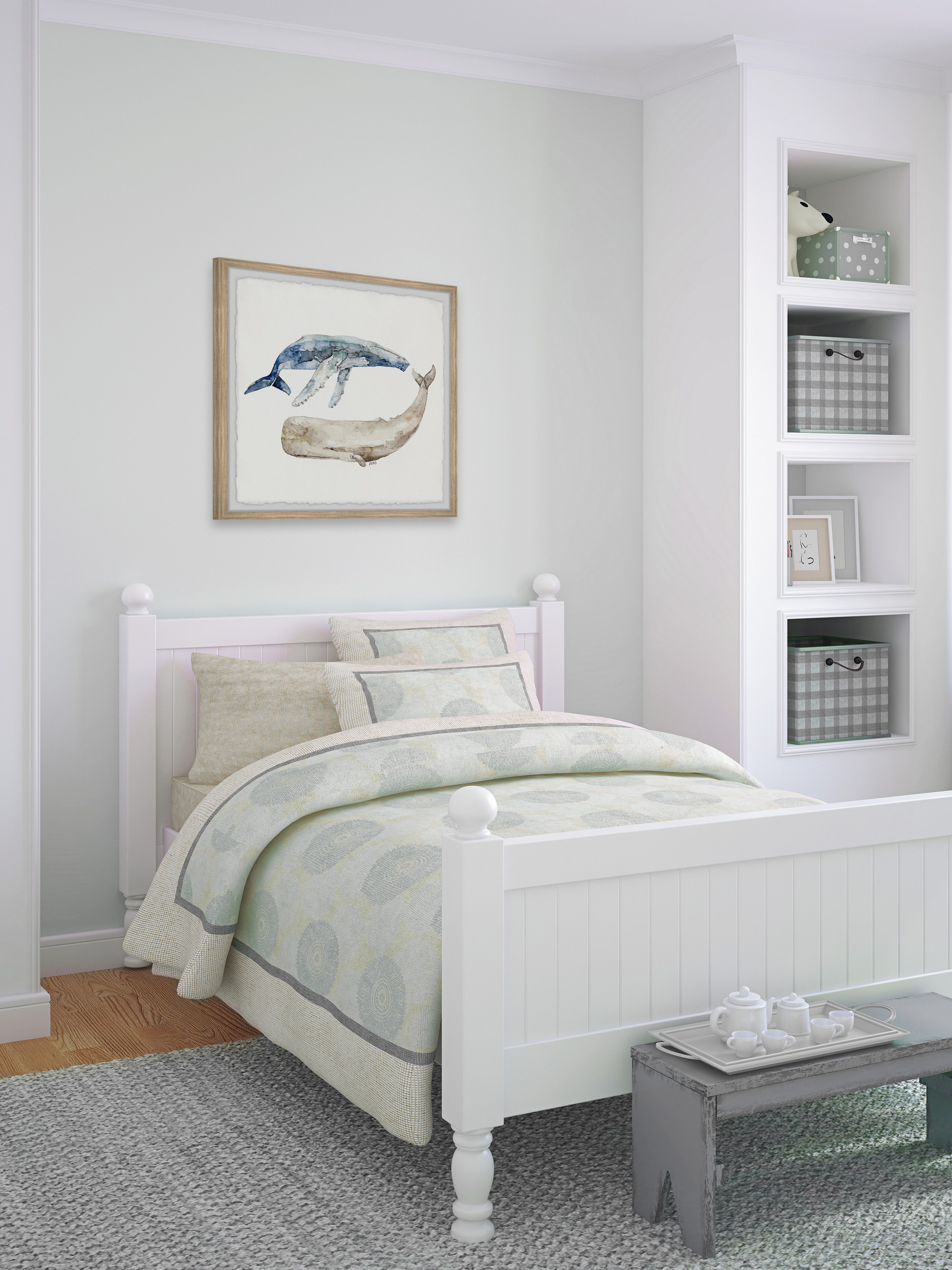 Marmont Hill Whale Duo by Rachel Byler Framed Wall Art