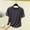 *Dark Gray, variant on ClodeEU Women's Waist Pleated Ribbed Knit Top, Short Sleeve Round Neck Casual Shirt for Summer Black,Womens Plus XXL