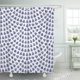 thumbnail image 1 of Cortinas de ducha de baño ABPHQTO Marroquí de acuarela azul en forma de gotas sobre pintura geométrica ligera 152x180 cm, 1 of 2