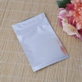 thumbnail image 5 of 50 Pcs 8.5x14cm Silver Aluminum Foil Mylar Recloeable Bag Front Clear Leak Proof, 5 of 9
