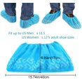 thumbnail image 2 of Cubrezapatos desechables Tomus-UNI, 100 pares, antideslizantes, azules, 2 of 5