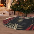 thumbnail image 6 of Sikiie Gothic Skull With Roses 30-48 inches {designName} Print Christmas Tree Skirt Snowman Xmas Tree Skirt with Edge Christmas Decorations for Holiday Party-36", 6 of 7