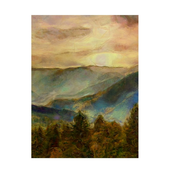 Trademark Fine Art Alonzo Saunders Into the Valley II Canvas Wall Art