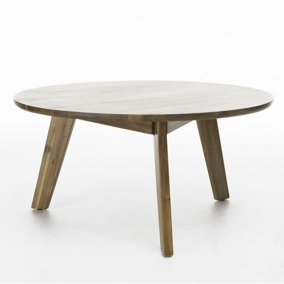 Abbot Kinney Acacia Wood Coffee Table, Natural Stained
