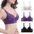 thumbnail image 2 of Mepaouo Minimizer Bras for Women Full Coverage Plus Size Lace Bra Push Up Bralette for Heavy Breast, 2 of 4