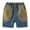 A-Blue, variant on Otqutp Summer Toddler Boys' Summer Five Minute Chinese Short Pants Baby Elastic Waist Arc Splicing Shorts Pull On Cargo Jogger(B-Blue,12-18 Months)